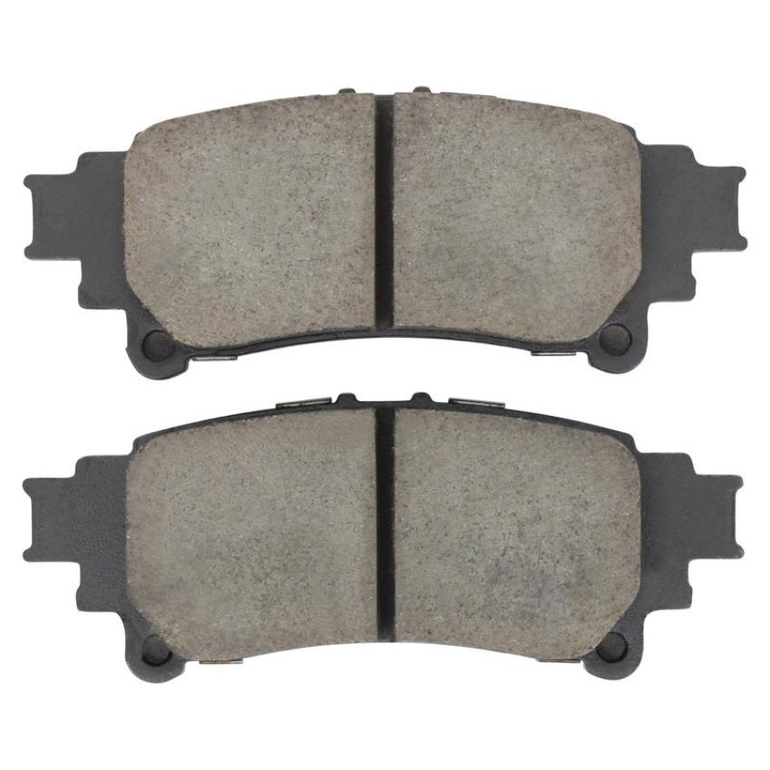 MPA 1003-1391C Quality-Built Black Series Ceramic Brake Pads w/ Hardware