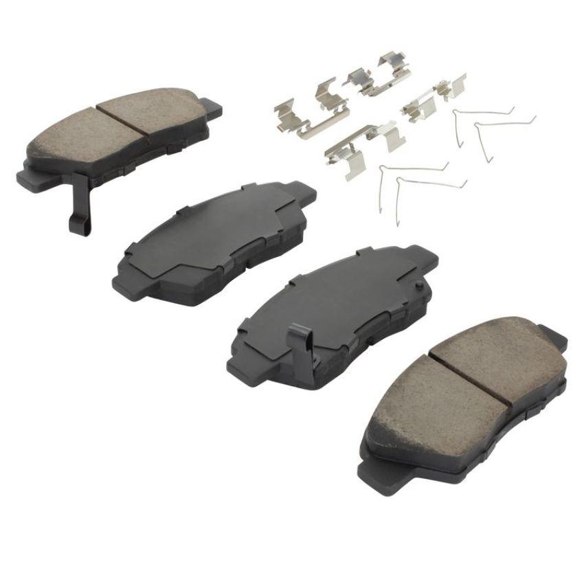 MPA 1003-1394C Quality-Built Black Series Ceramic Brake Pads w/ Hardware