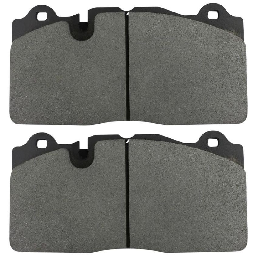 MPA 1003-1395M Quality-Built Black Series Semi-Metallic Brake Pads w/ Hardware