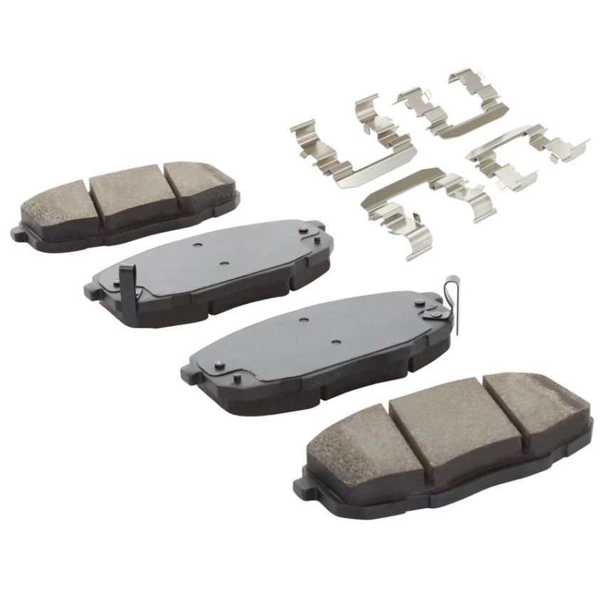 MPA 1003-1397C Quality-Built Black Series Ceramic Brake Pads w/ Hardware