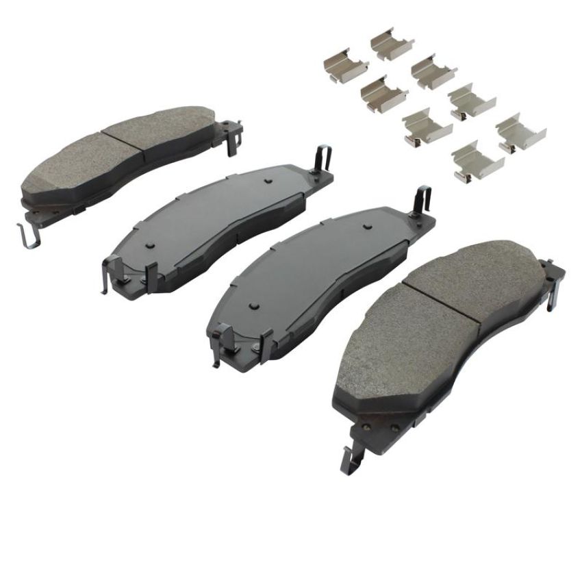 MPA 1003-1399M Quality-Built Black Series Semi-Metallic Brake Pads w/ Hardware
