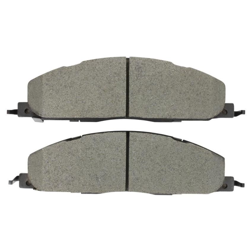 MPA 1003-1400M Quality-Built Black Series Semi-Metallic Brake Pads w/ Hardware