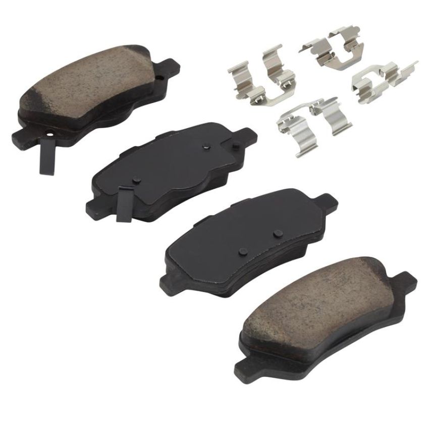 MPA 1003-1402C Quality-Built Black Series Ceramic Brake Pads w/ Hardware