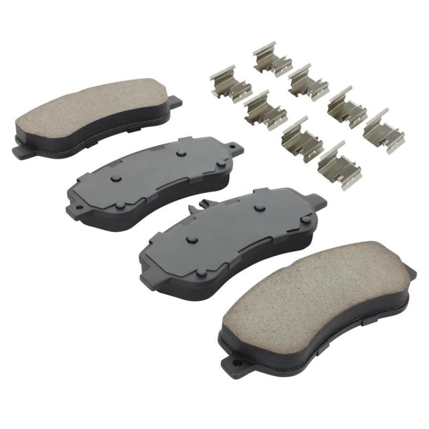 MPA 1003-1406C Quality-Built Black Series Ceramic Brake Pads w/ Hardware