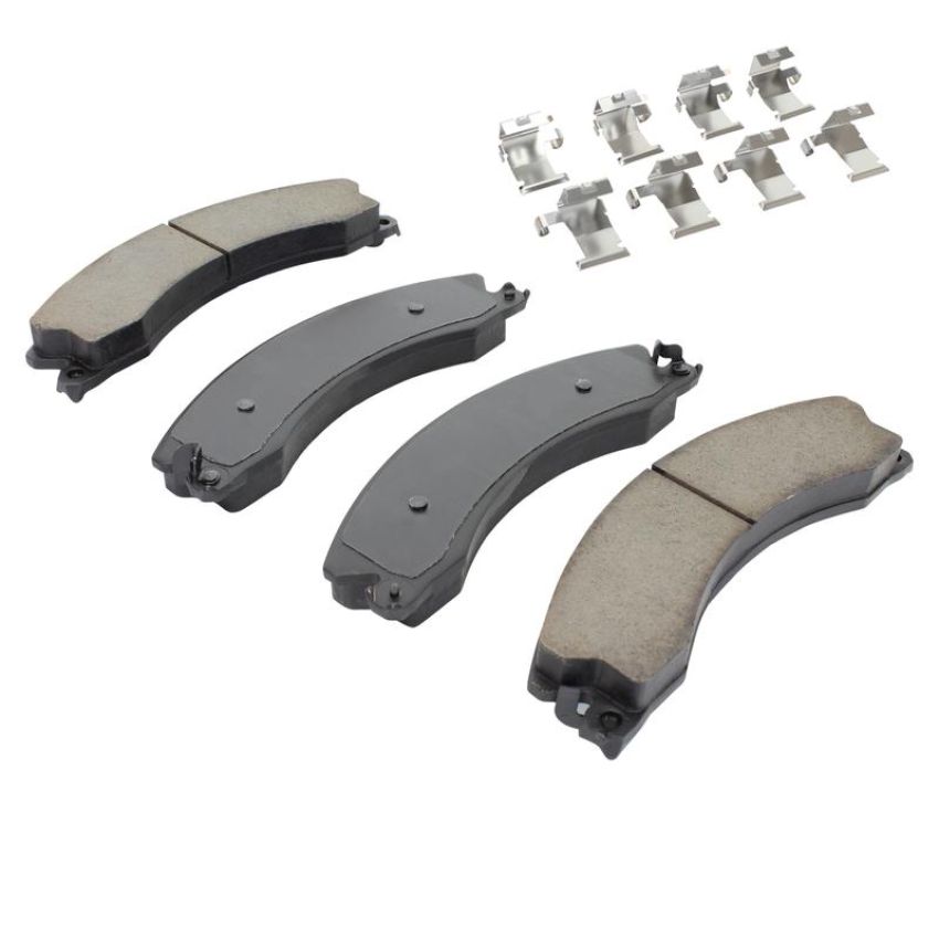 MPA 1003-1411C Quality-Built Black Series Ceramic Brake Pads w/ Hardware