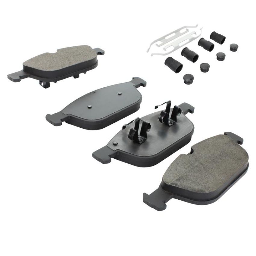 MPA 1003-1412M Quality-Built Black Series Semi-Metallic Brake Pads w/ Hardware