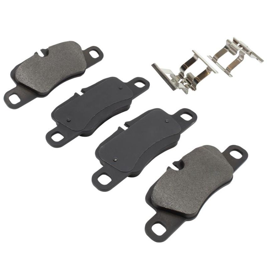 MPA 1003-1417M Quality-Built Black Series Semi-Metallic Brake Pads w/ Hardware