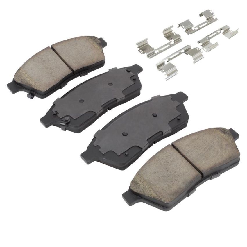 MPA 1003-1422C Quality-Built Black Series Ceramic Brake Pads w/ Hardware