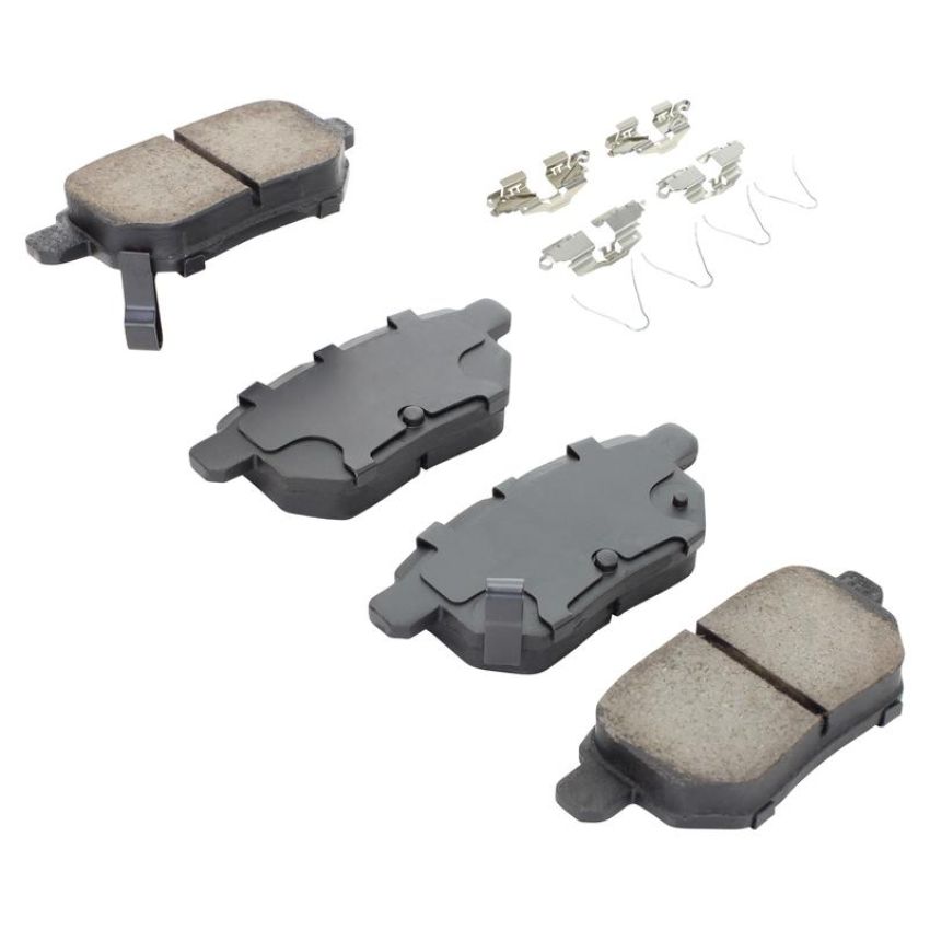 MPA 1003-1423C Quality-Built Black Series Ceramic Brake Pads w/ Hardware