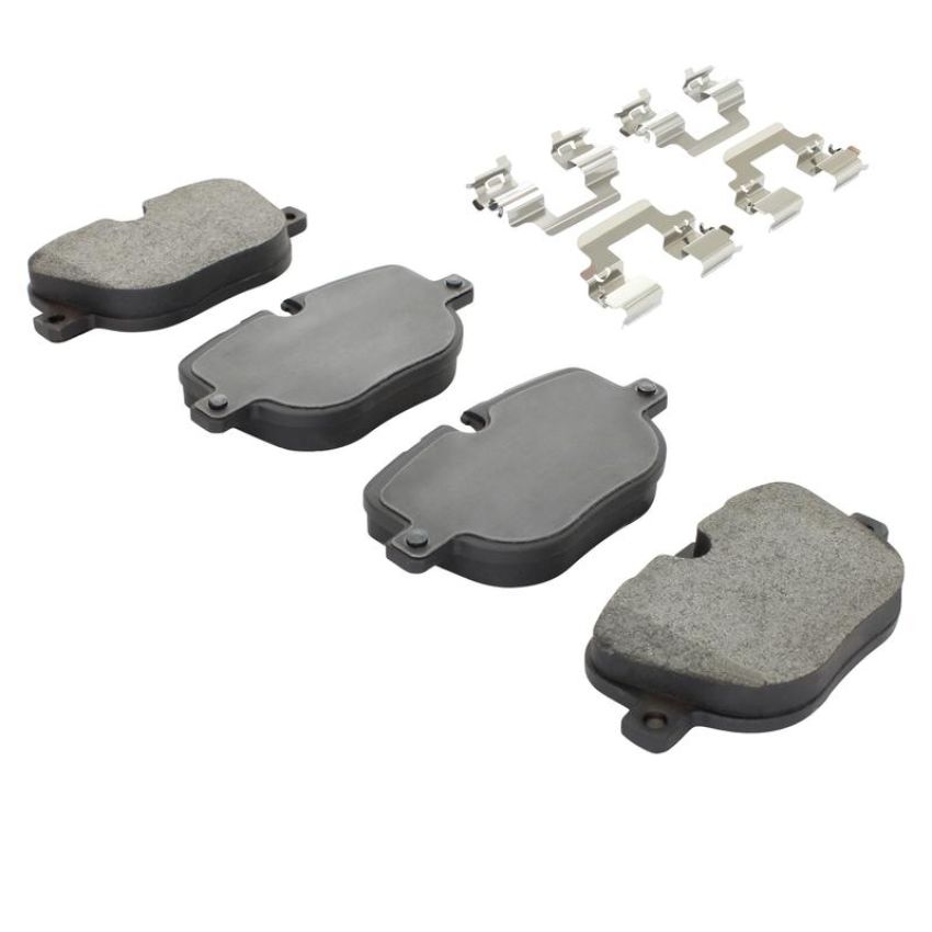 MPA 1003-1427M Quality-Built Black Series Semi-Metallic Brake Pads w/ Hardware