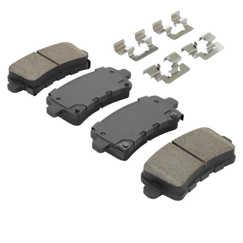 MPA 1003-1430AC Quality-Built Black Series Ceramic Brake Pads w/ Hardware
