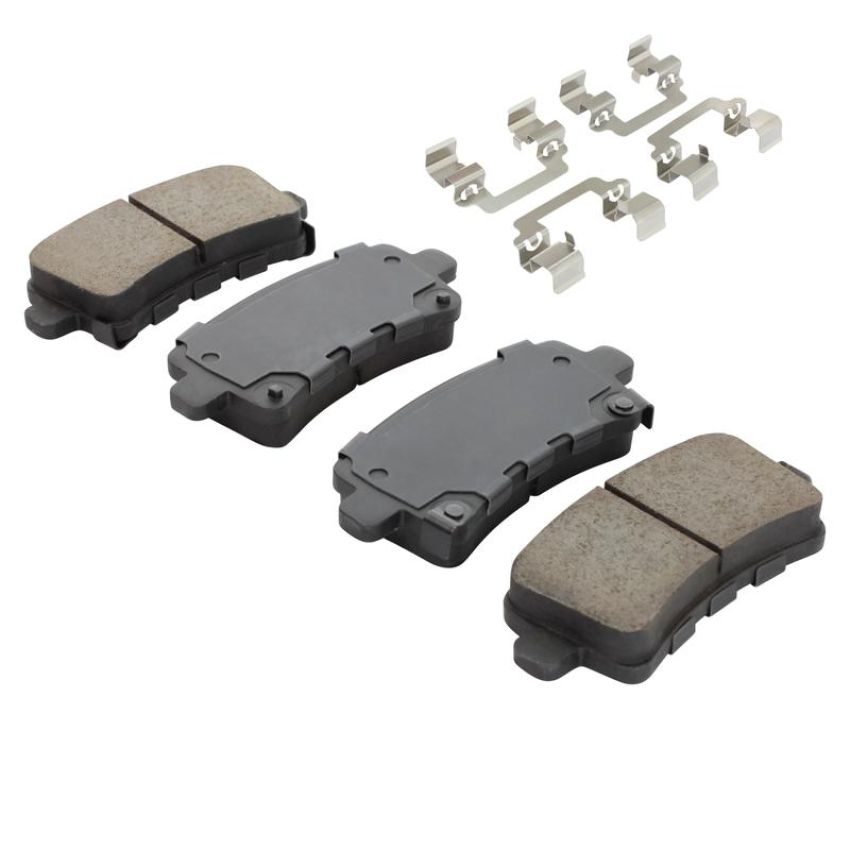 MPA 1003-1430BC Quality-Built Black Series Ceramic Brake Pads w/ Hardware