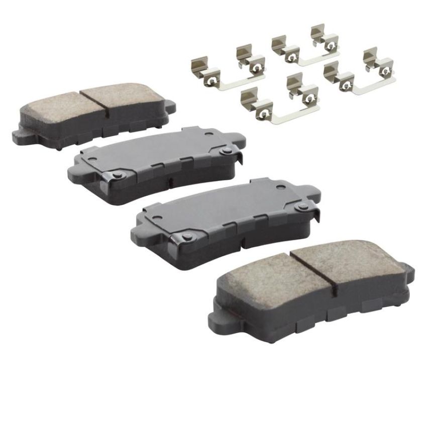 MPA 1003-1430C Quality-Built Black Series Ceramic Brake Pads w/ Hardware