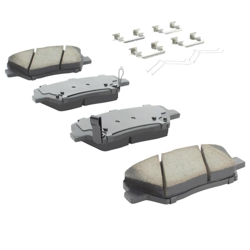 MPA 1003-1432C Quality-Built Black Series Ceramic Brake Pads w/ Hardware