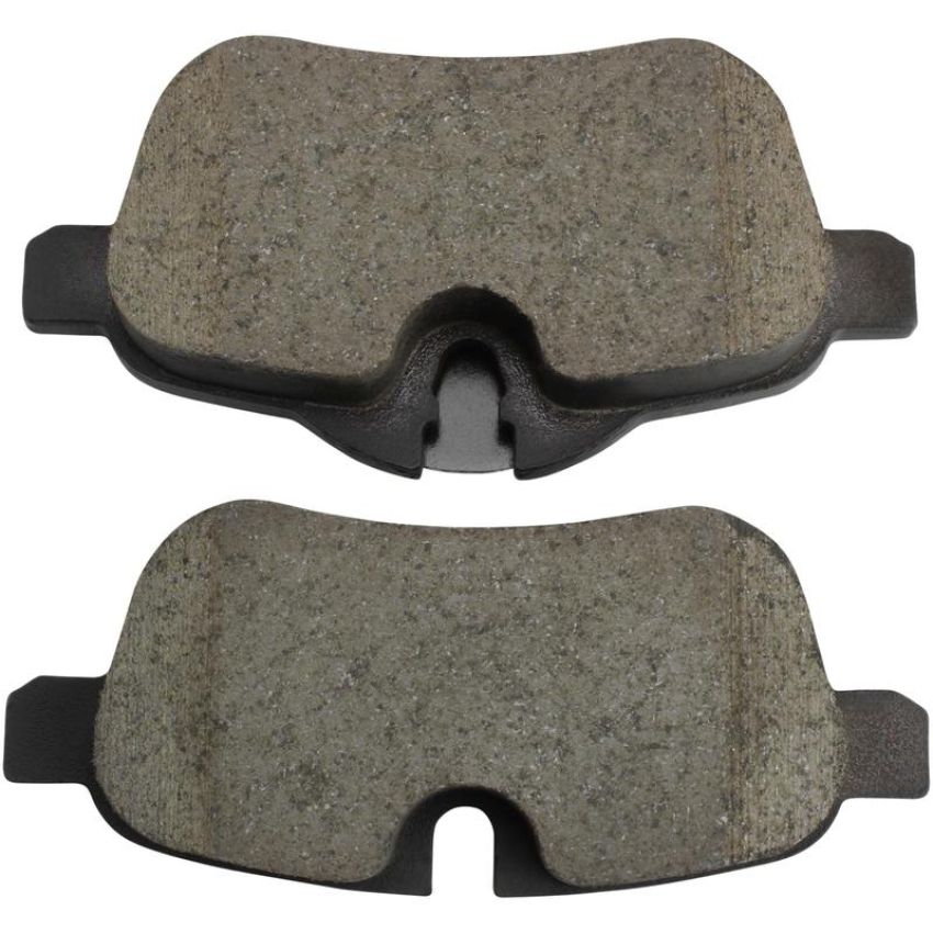 MPA 1003-1433C Quality-Built Black Series Ceramic Brake Pads w/ Hardware
