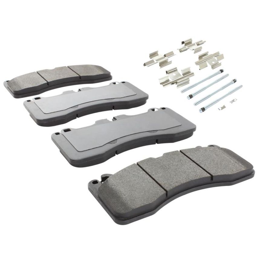 MPA 1003-1440M Quality-Built Black Series Semi-Metallic Brake Pads w/ Hardware