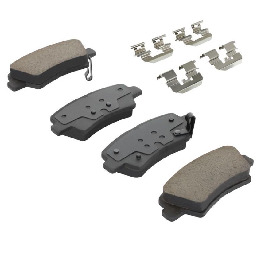 MPA 1003-1445C Quality-Built Black Series Ceramic Brake Pads w/ Hardware