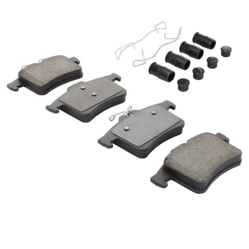 MPA 1003-1449M Quality-Built Black Series Semi-Metallic Brake Pads w/ Hardware