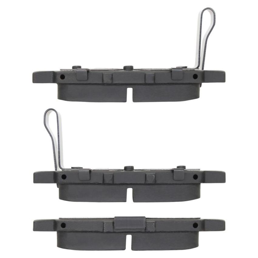 MPA 1003-1451C Quality-Built Black Series Ceramic Brake Pads w/ Hardware