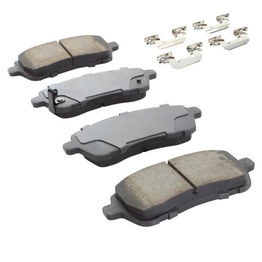 MPA 1003-1454AC Quality-Built Black Series Ceramic Brake Pads w/ Hardware