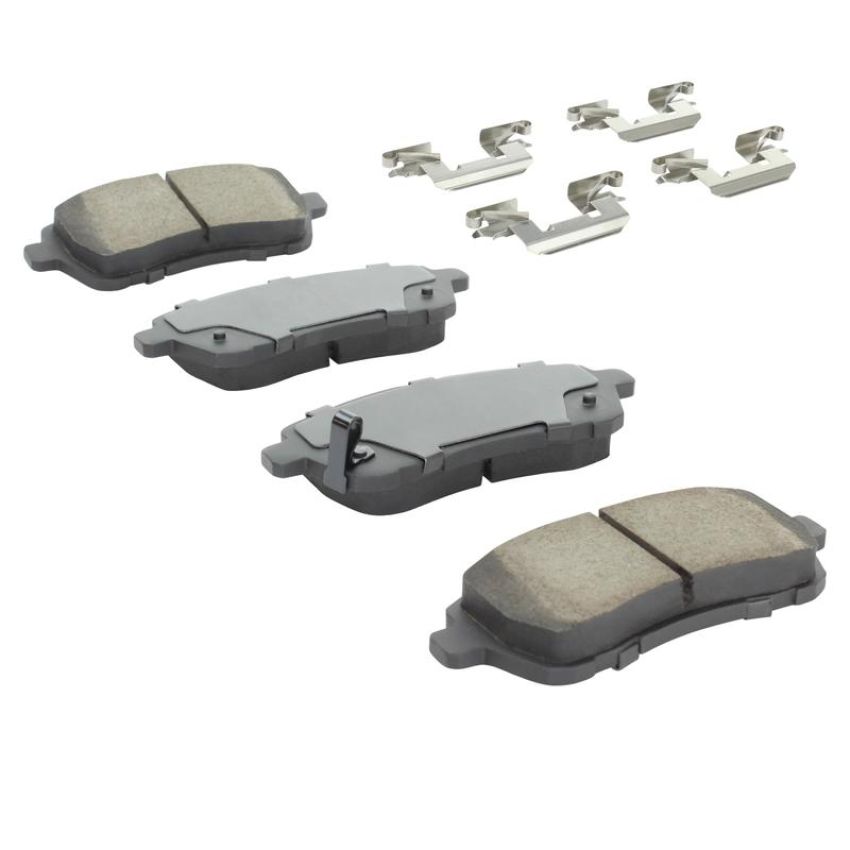 MPA 1003-1454C Quality-Built Black Series Ceramic Brake Pads w/ Hardware
