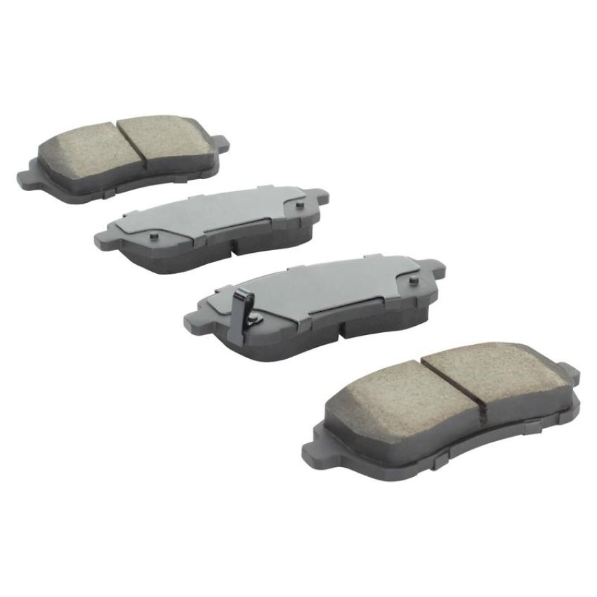 MPA 1003-1454M Quality-Built Black Series Semi-Metallic Brake Pads w/ Hardware