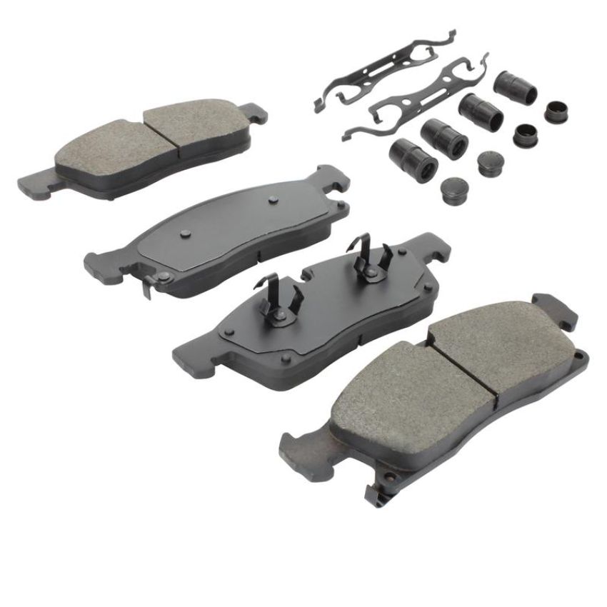 MPA 1003-1455C Quality-Built Black Series Ceramic Brake Pads w/ Hardware
