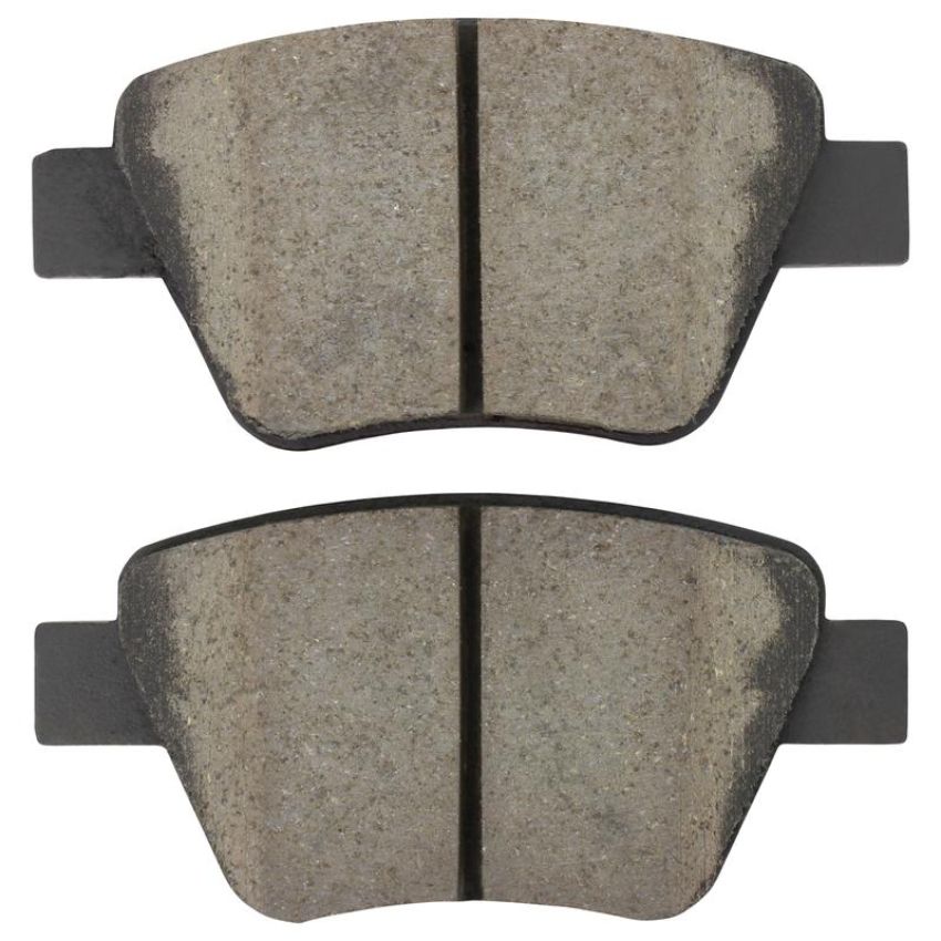 MPA 1003-1456C Quality-Built Black Series Ceramic Brake Pads w/ Hardware