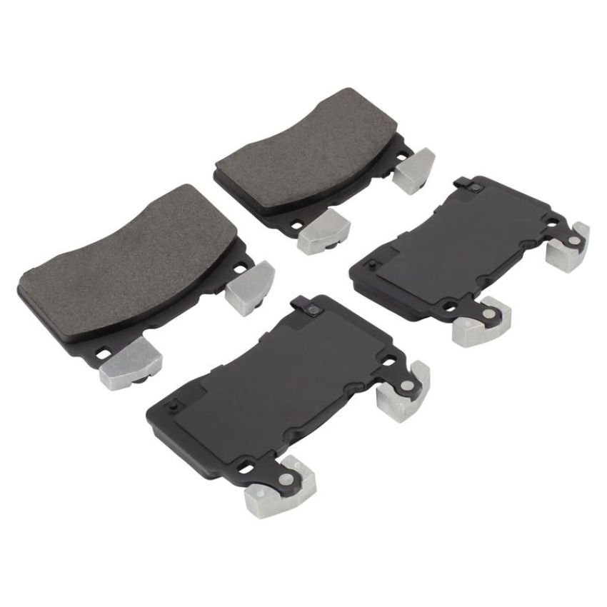 MPA 1003-1474AM Quality-Built Black Series Semi-Metallic Brake Pads w/ Hardware