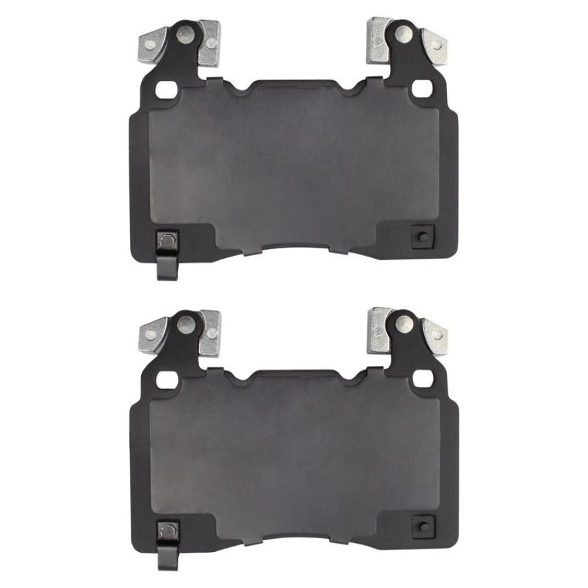 MPA 1003-1474AM Quality-Built Black Series Semi-Metallic Brake Pads w/ Hardware