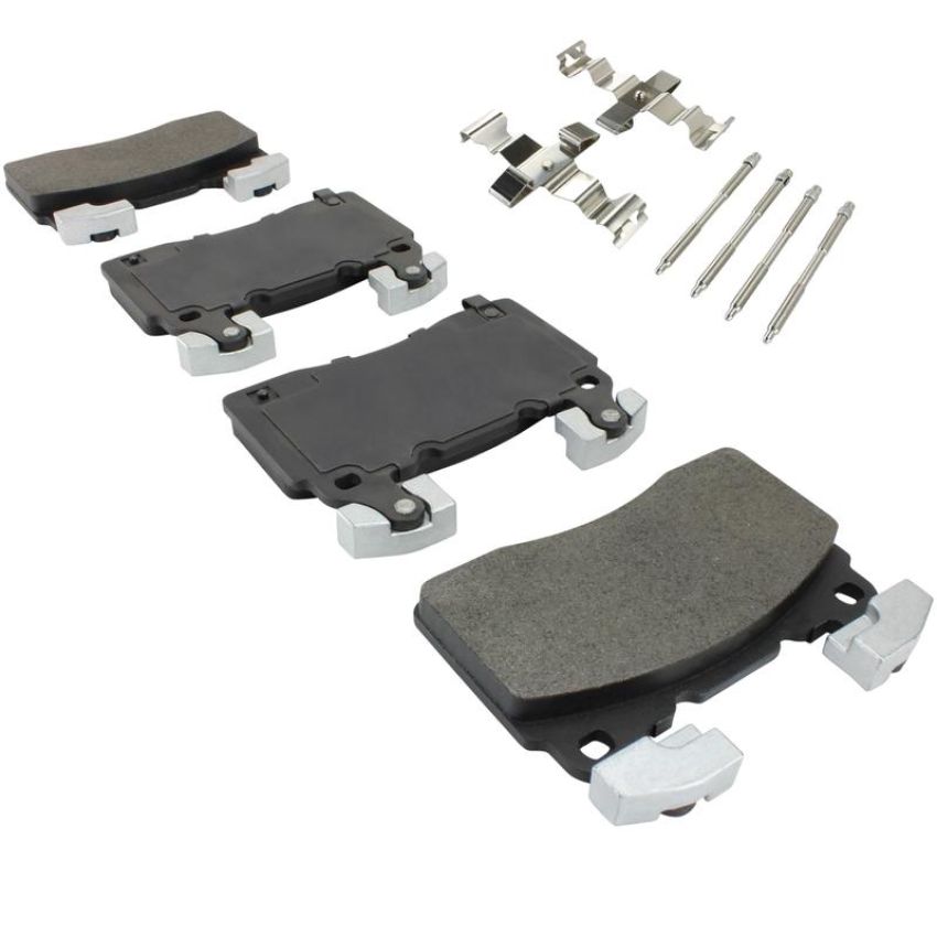 MPA 1003-1474BM Quality-Built Black Series Semi-Metallic Brake Pads w/ Hardware