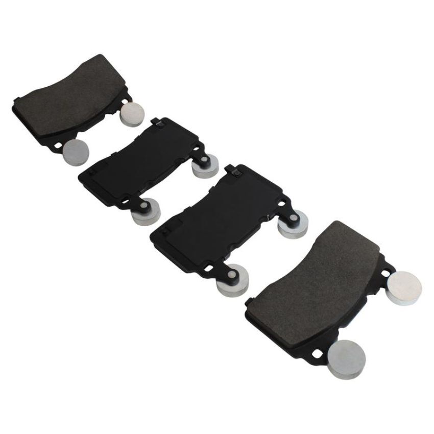MPA 1003-1474M Quality-Built Black Series Semi-Metallic Brake Pads w/ Hardware