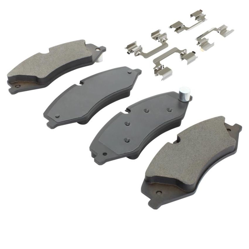 MPA 1003-1479M Quality-Built Black Series Semi-Metallic Brake Pads w/ Hardware