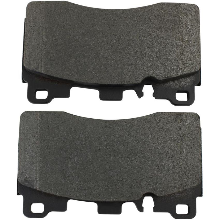 MPA 1003-1531M Quality-Built Black Series Semi-Metallic Brake Pads