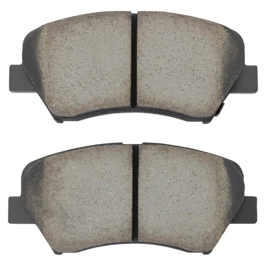 MPA 1003-1543C Quality-Built Black Series Ceramic Brake Pads w/ Hardware