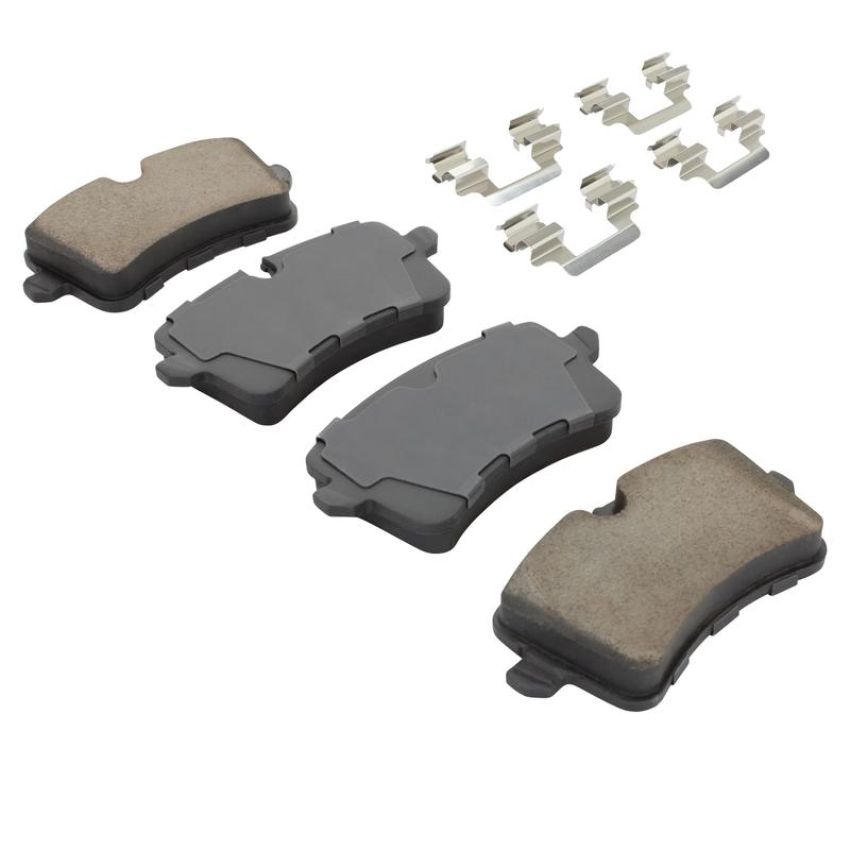 MPA 1003-1547C Quality-Built Black Series Ceramic Brake Pads w/ Hardware