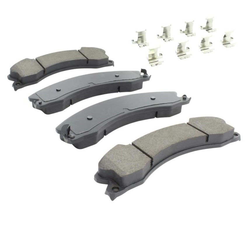 MPA 1003-1565C Quality-Built Black Series Ceramic Brake Pads w/ Hardware