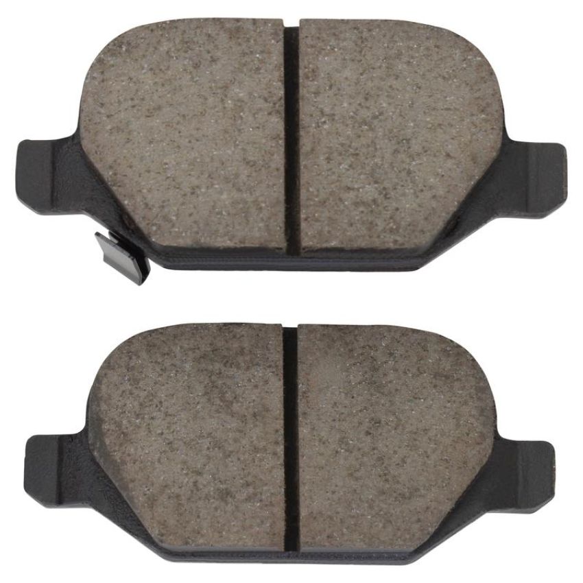 MPA 1003-1569C Quality-Built Black Series Ceramic Brake Pads w/ Hardware