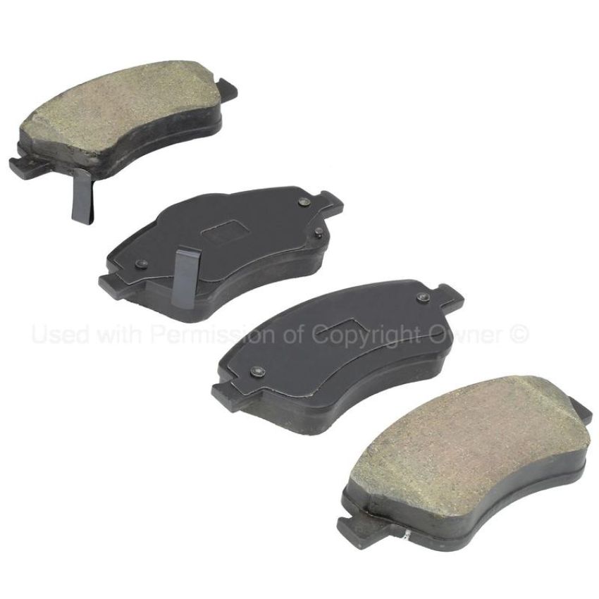 MPA 1003-1571C Quality-Built Black Series Ceramic Brake Pads w/ Hardware