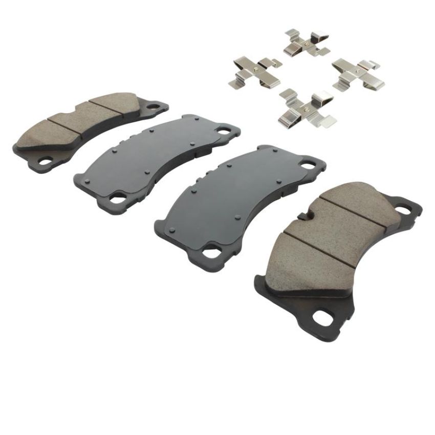 MPA 1003-1577C Quality-Built Black Series Ceramic Brake Pads w/ Hardware