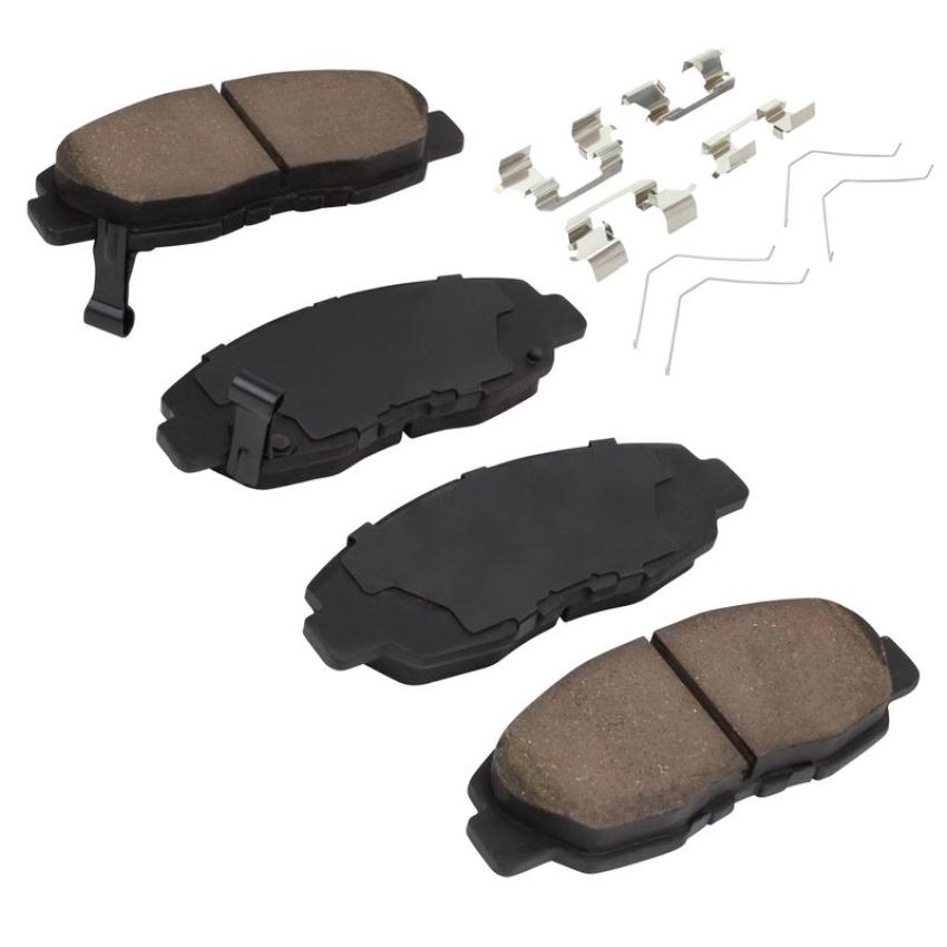 MPA 1003-1578C Quality-Built Black Series Ceramic Brake Pads w/ Hardware
