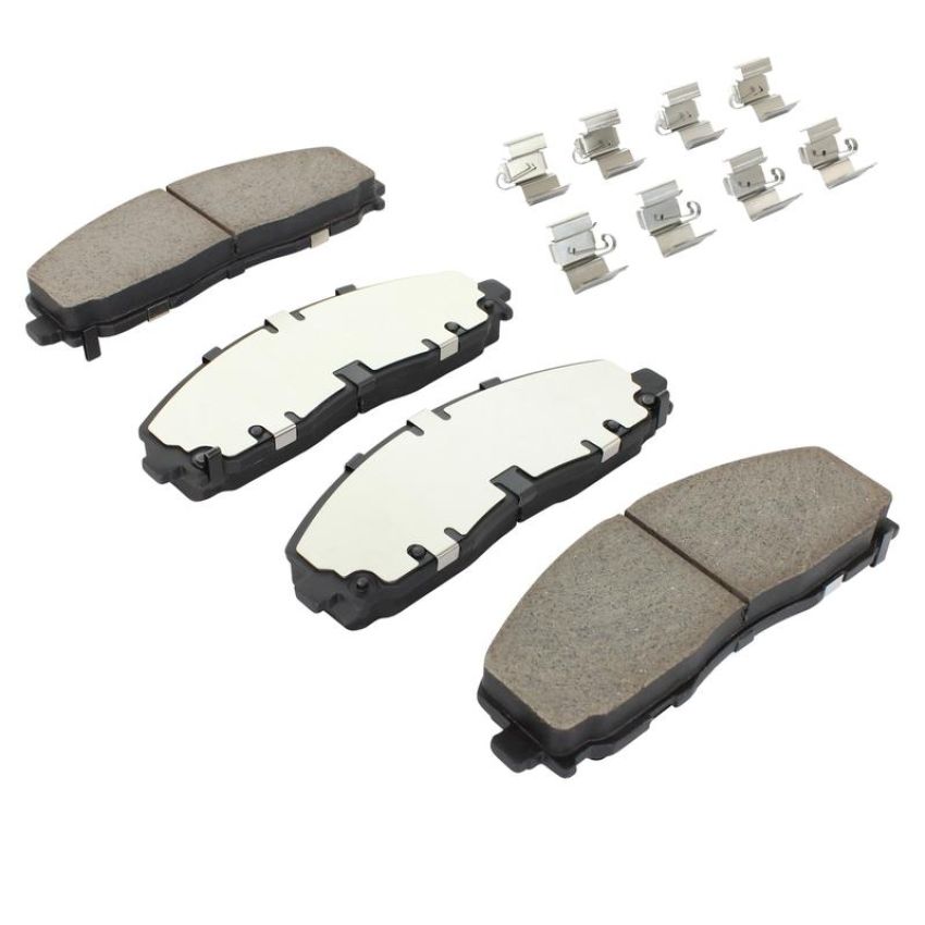 MPA 1003-1589C Quality-Built Black Series Ceramic Brake Pads w/ Hardware