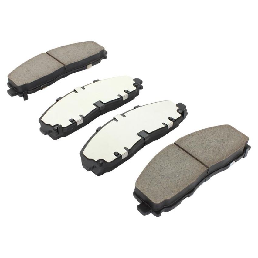 MPA 1003-1589M Quality-Built Black Series Semi-Metallic Brake Pads w/ Hardware