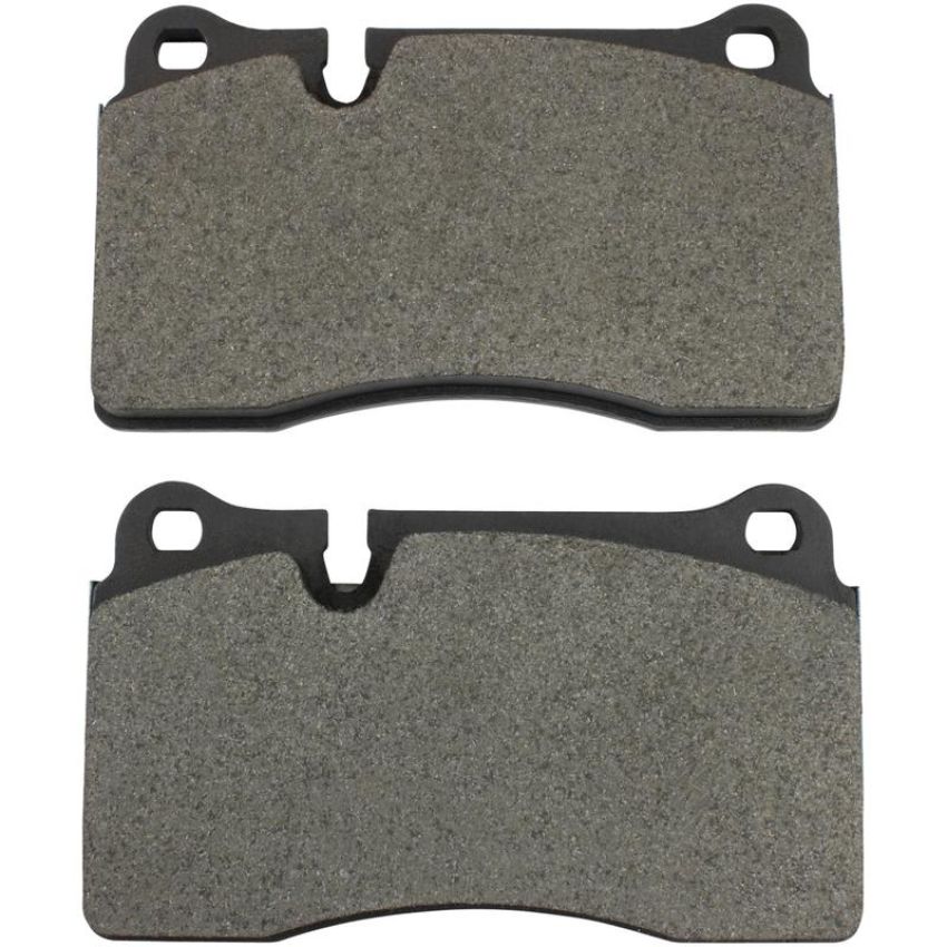 MPA 1003-1600M Quality-Built Black Series Semi-Metallic Brake Pads w/ Hardware