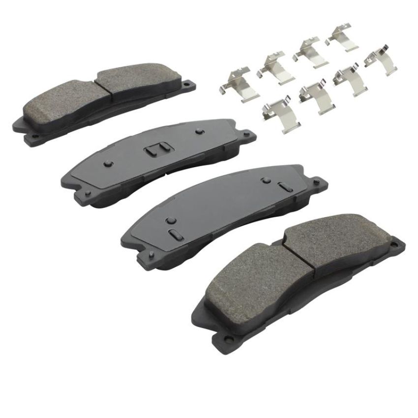 MPA 1003-1611C Quality-Built Black Series Ceramic Brake Pads w/ Hardware