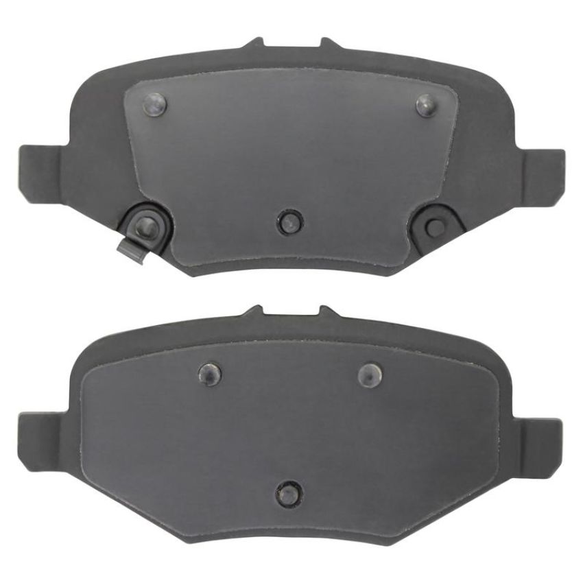 MPA 1003-1612C Quality-Built Black Series Ceramic Brake Pads w/ Hardware