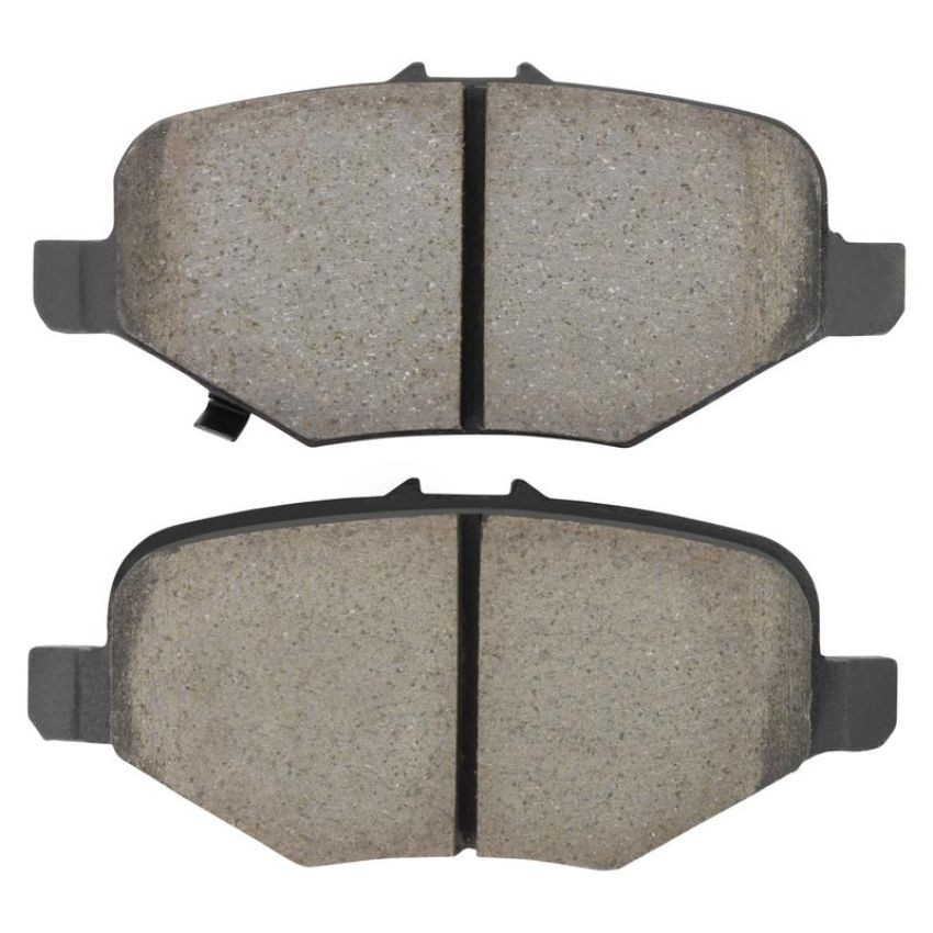 MPA 1003-1612M Quality-Built Black Series Semi-Metallic Brake Pads w/ Hardware