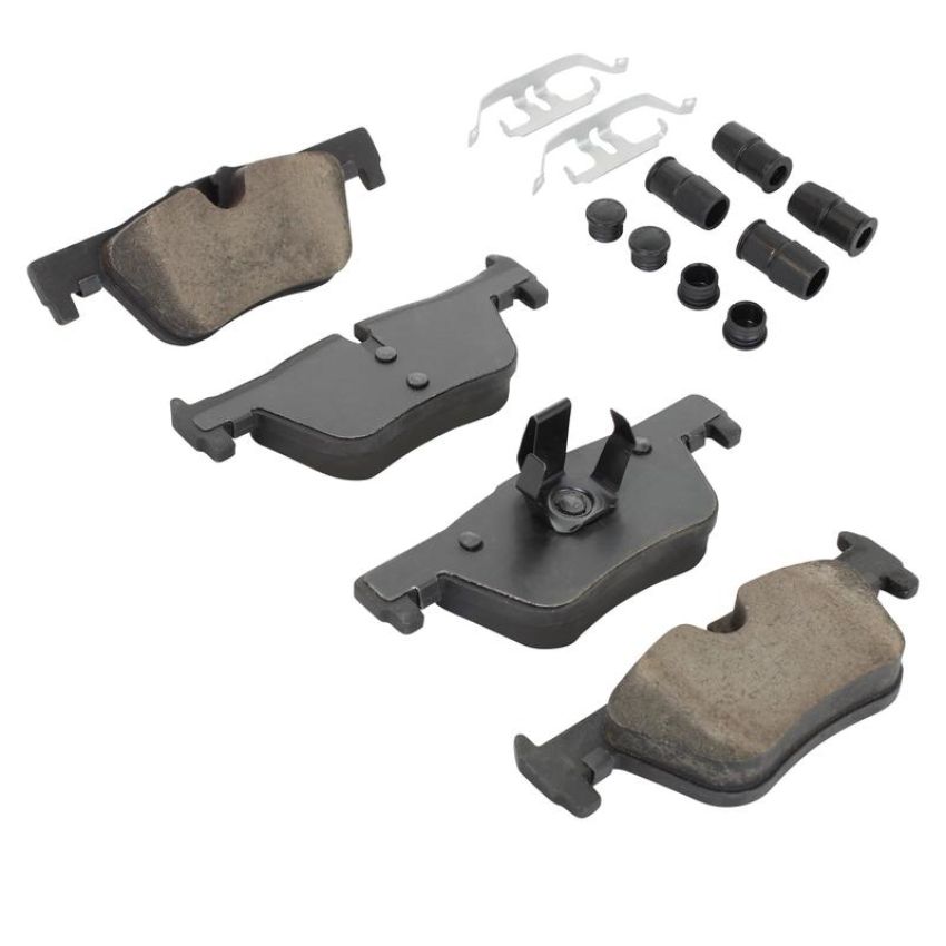 MPA 1003-1613C Quality-Built Black Series Ceramic Brake Pads w/ Hardware