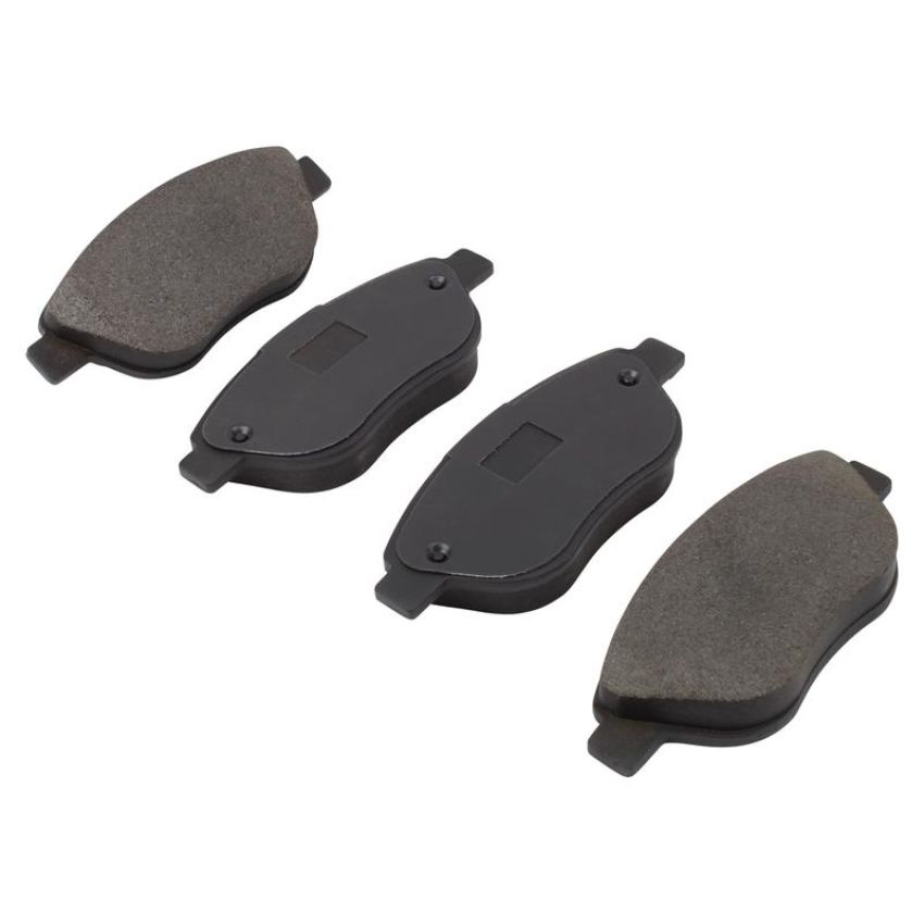 MPA 1003-1618AM Quality-Built Black Series Semi-Metallic Brake Pads w/ Hardware