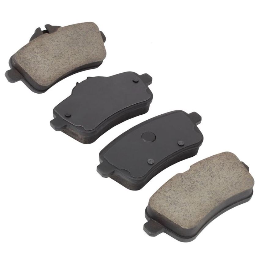 MPA 1003-1630AM Quality-Built Black Series Semi-Metallic Brake Pads w/ Hardware